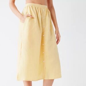 Faithfull the Brand Seine Button Down Skirt